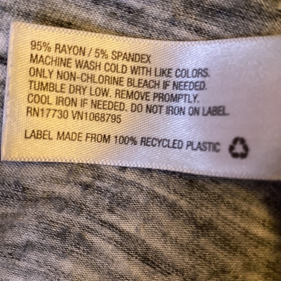 Tank Top Y2K S grey space dyed color way go-to essential hot weather Staple goto - Picture 4 of 6